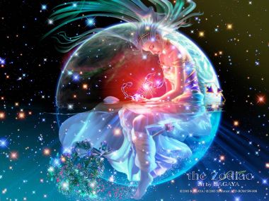 KAGAYA十二星座系列天蝎座唯美奇幻插画