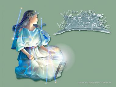 加贺谷穰 十二星座处女座唯美主题插画