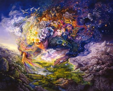 约瑟芬·华尔《盖亚的呼吸》奇幻幻想艺术插画