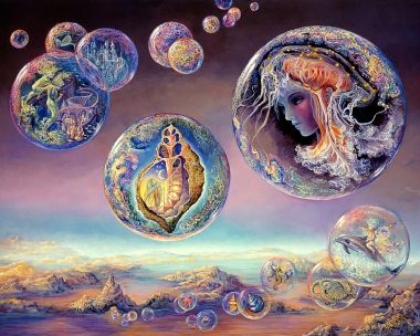 约瑟芬·沃尔 马尾藻海的泡泡 奇幻超现实主义艺术画