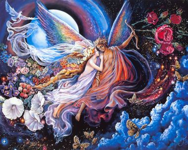 约瑟芬·华尔 厄洛斯与普叙刻 希腊神话奇幻油画