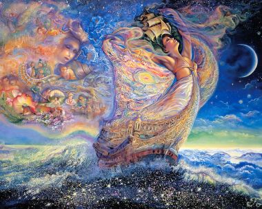 约瑟芬·华尔《梦境之海》奇幻艺术插画