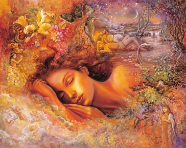 约瑟芬·华尔 普赛克之梦 奇幻神话插画