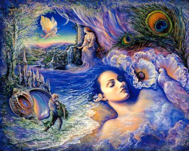 Josephine《低语梦境》超现实奇幻神话插画