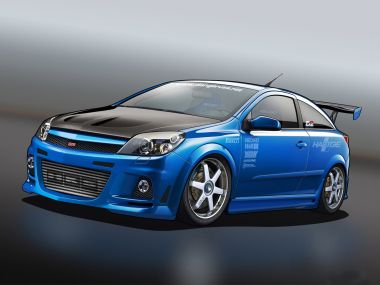 Opel Astra OPC 改装版 Vexel 矢量艺术壁纸