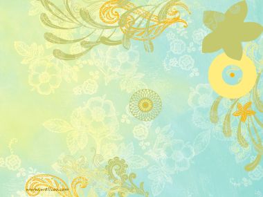Fresh Summer Floral Abstract Art Wallpaper