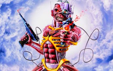 Iron Maiden Cyborg Eddie Classic Album Artwork Derek Riggs