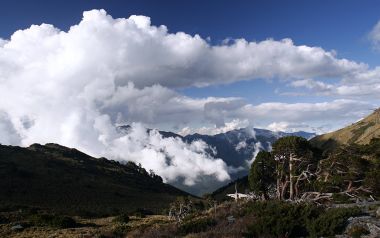 中国台湾嘉明湖高山云海风光