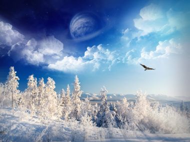 PS梦幻风景壁纸(二) | 5种尺寸