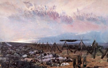 Edouard Detaille The Dream Military Oil Painting