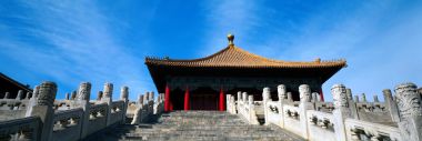 Beijing Forbidden City Imperial Palace Blue Sky Scenery