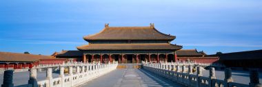 Beijing Forbidden City Huangji Palace Panorama Scenery