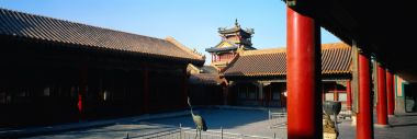 Beijing Forbidden City Imperial Palace Courtyard View