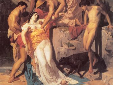 William Bouguereau Zenobia Found By Shepherds Oil Painting