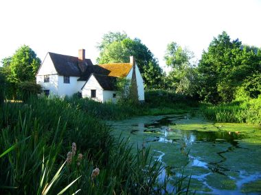 英国萨福克郡弗拉特福德威利洛特小屋田园风光