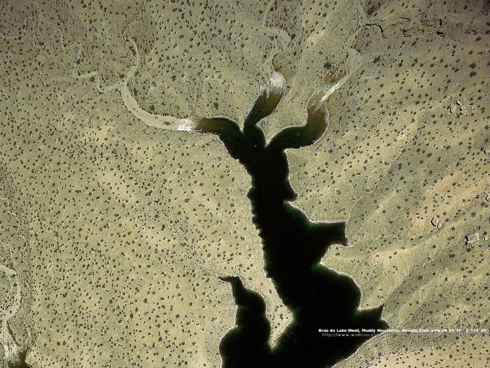 Arm of Lake Mead, Muddy Mountains, Nevada,United States