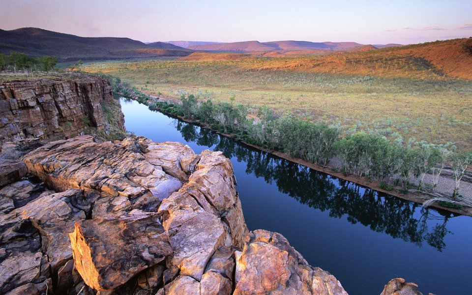 Australia, Pentecost River on Kimberley Plateau