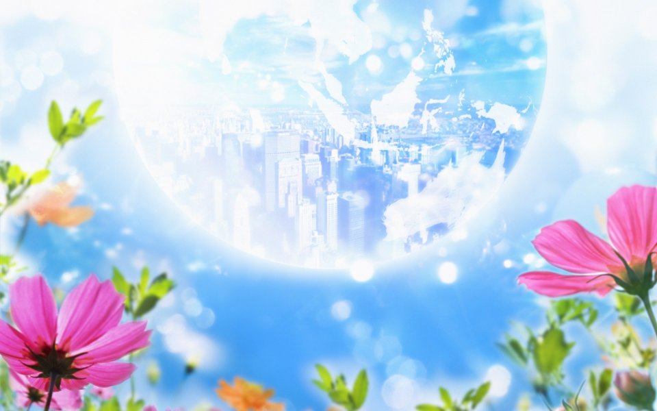 Photo manipulation of 01_Flower City 113_City_in_Future