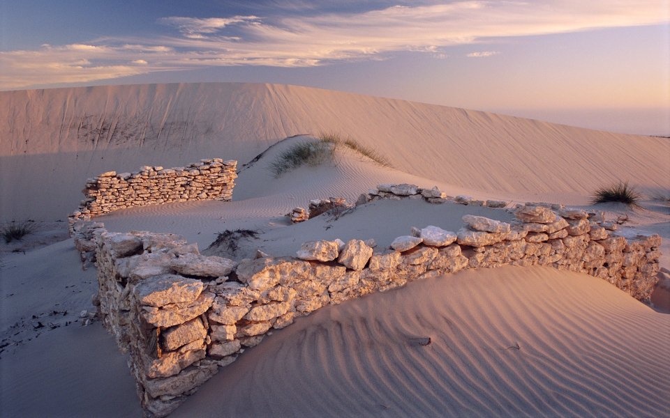 Ruins of Stone House, Boulderbaai, West Coast National Park, South Africa