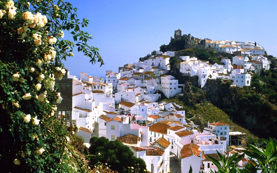 Spain, Mountain village of Casares, Malaga