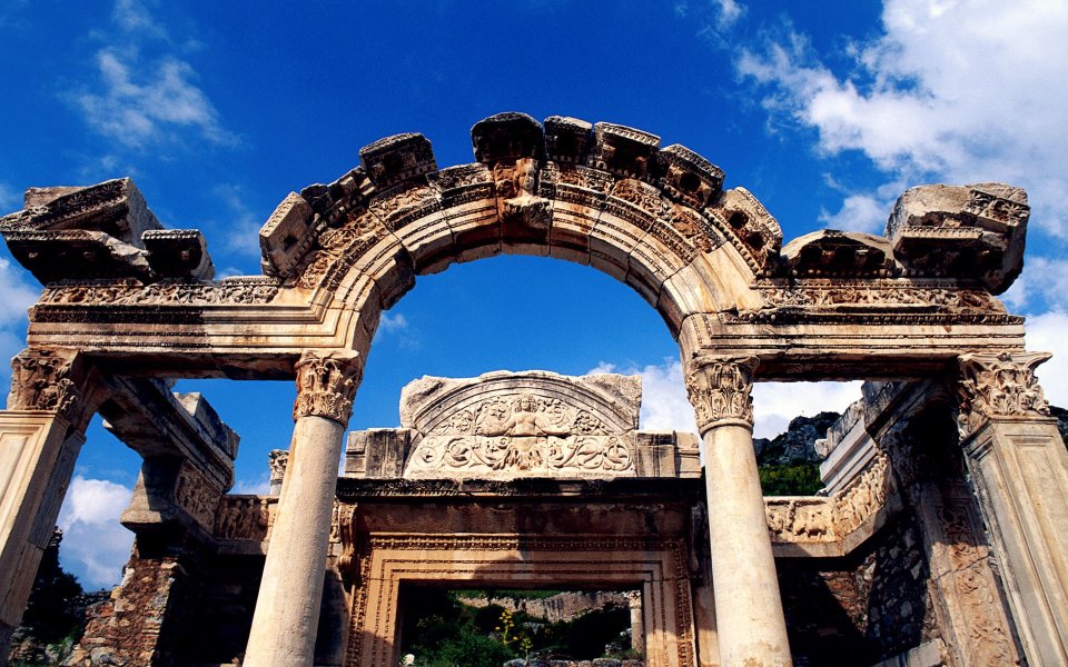 Temple of Hadrian, Ephesus, Izmir, Turkey