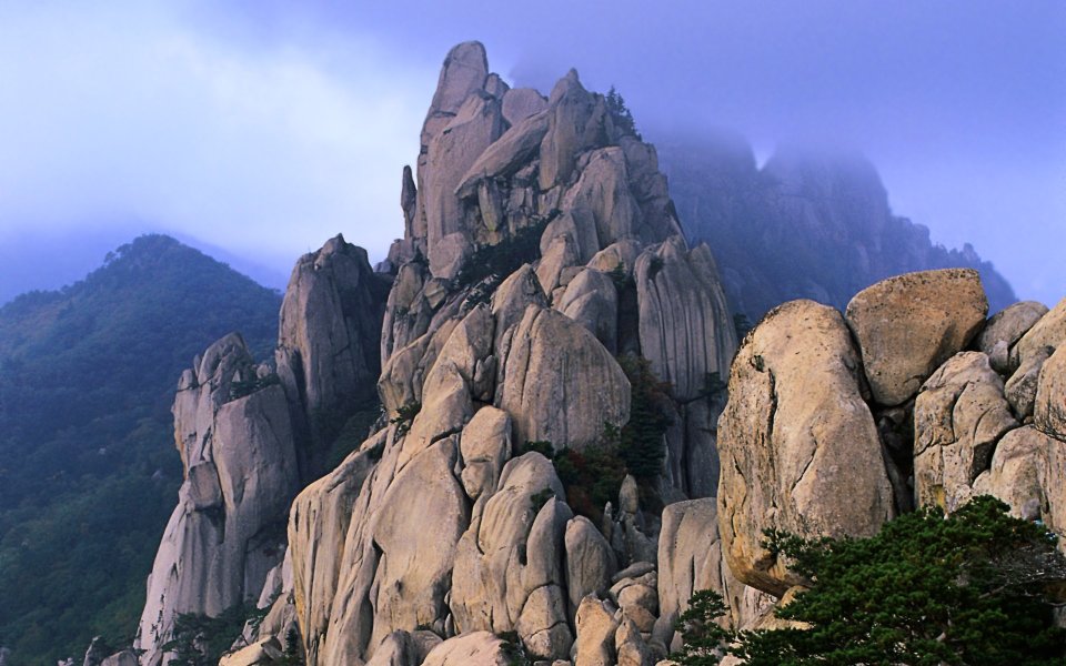 Ulsan Rock in Sorak Mountains, Korea