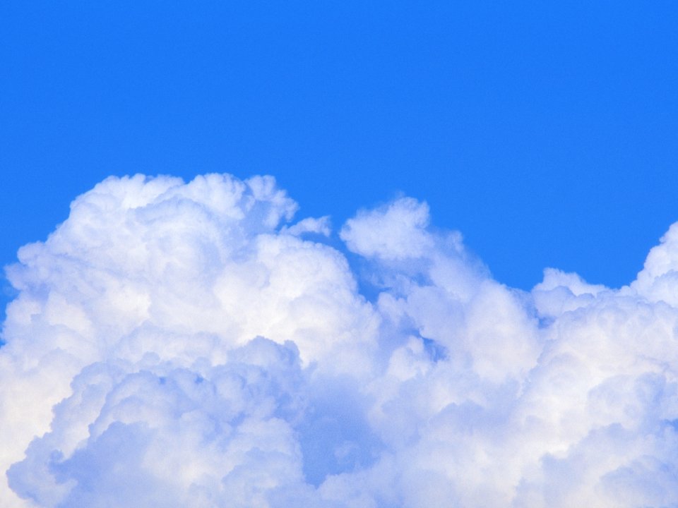Blue Sky And White Clouds