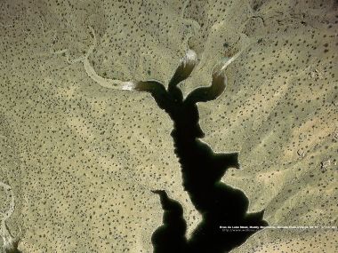 Arm of Lake Mead, Muddy Mountains, Nevada,United States