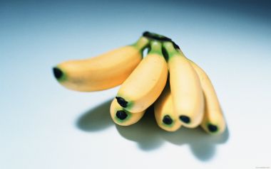 Bananas, close-up