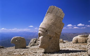 Colossal Head Of Antiochus I Mount Nemrut Adiyamanturkey