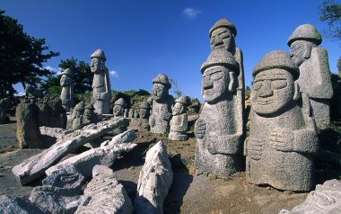Harubang On Jeju Island Korea