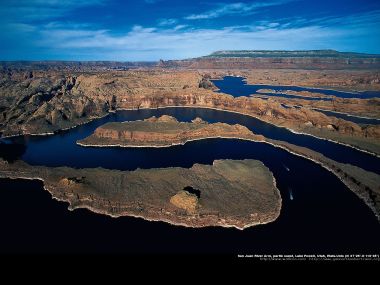 Lake Powell, Arm of the San Juan River, Utah, United States