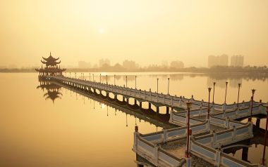Lotus Lake In Kaohsiung Taiwan