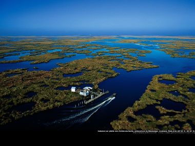 Mouth of the Mississippi river, Louisiana, United States