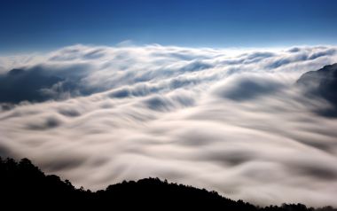 Mt Ho Hwan Clouds In Nantou Taiwan