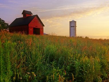 Peck_Farm_Granary_and_Silo_Kane_County_Illinois