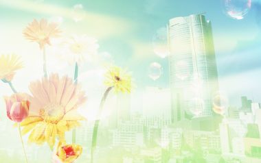 Photo manipulation of 01_Flower City 069_City_in_Future