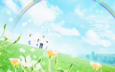 Photo manipulation of 01_Human and Flower 173_Greeny_Nature