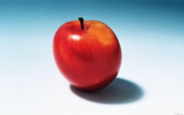 Red plum, close-up