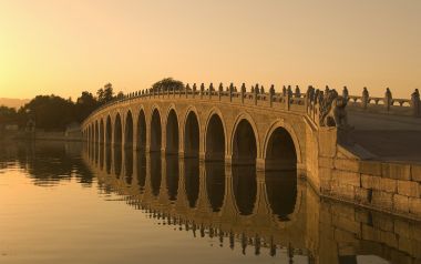 Seventeen Arch Bridge On Kunming Lake In Beijing China
