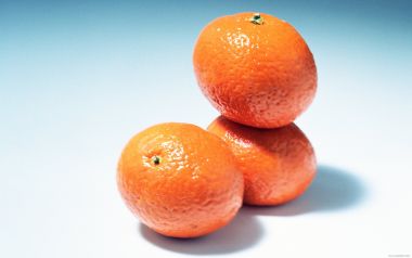 Tangerines, close-up