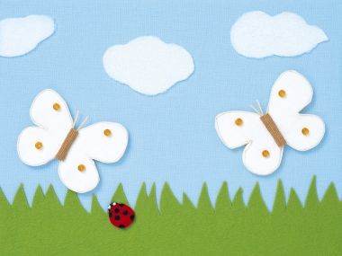日本风情手工布艺画 – 春夏篇 – Wallcoo.net