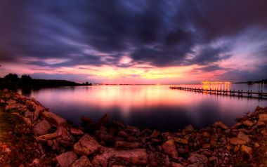 Wallcoo Com Sunsets Sunrises Last Minute Sunset 4
