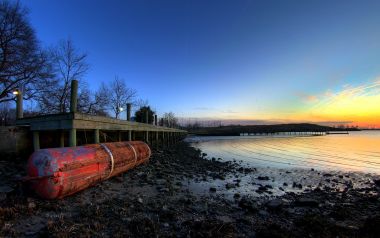 Wallcoo Com Sunsets Sunrises Whitehurst Dock 1
