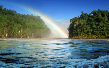 Waterfalls Foz Do Iguacu Parana Brazil