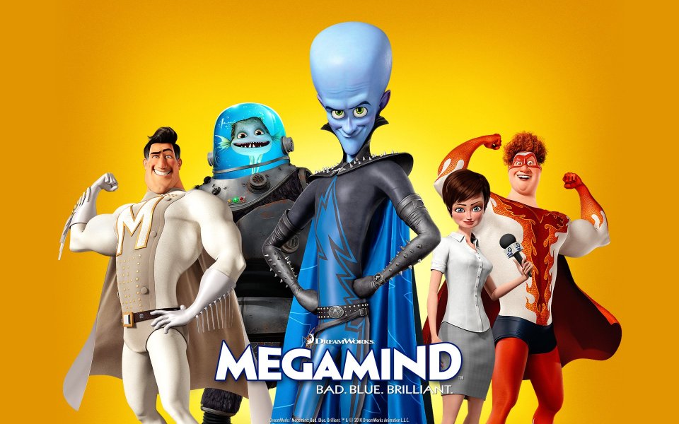 Megamind Movie Character Group Poster