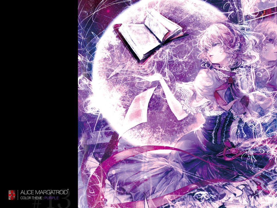 Alice Margatroid Purple Moon Night