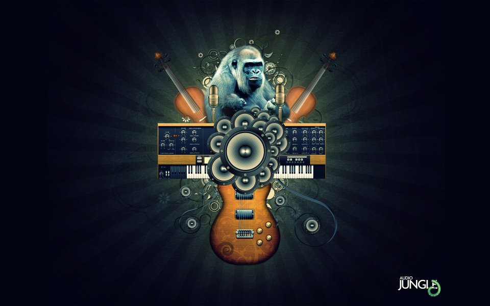 Audio Jungle Gorilla Music Visual