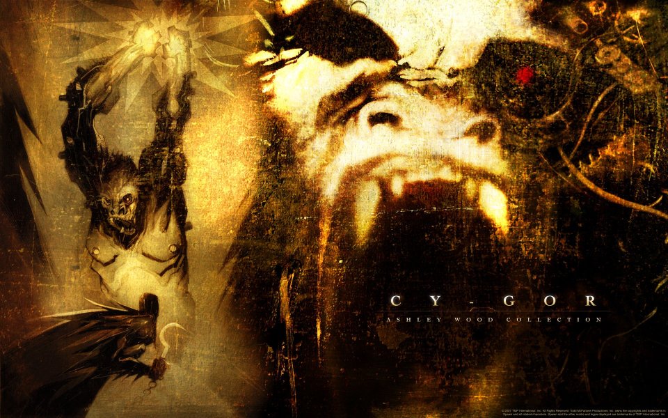 Ashley Wood《Cy-Gor》黑暗奇幻艺术插画