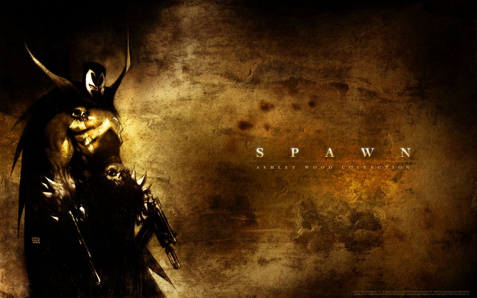 Spawn Ashley Wood Collection Dark Art Wallpaper